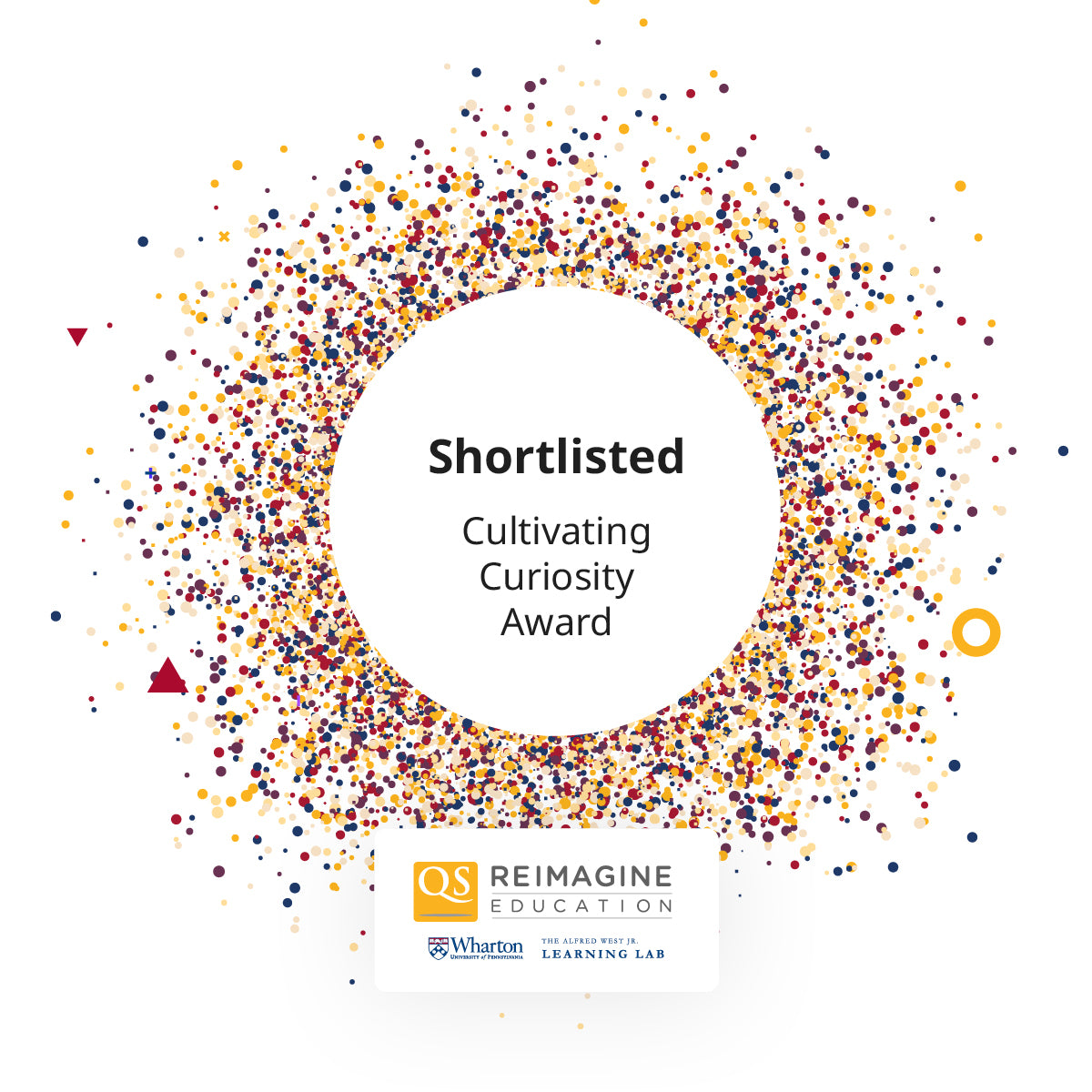 Shortlisted, Creating Curiosity Award, QS Reimagine Educations